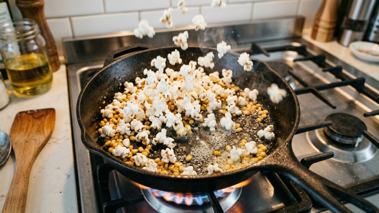 Quando aquecemos o alimento na estrutura correta, iniciamos uma reação térmica essencial dentro de cada pequena semente.