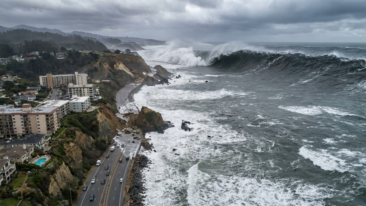A zona de subducção de Cascadia representa uma ameaça geológica significativa para a costa do Pacífico.