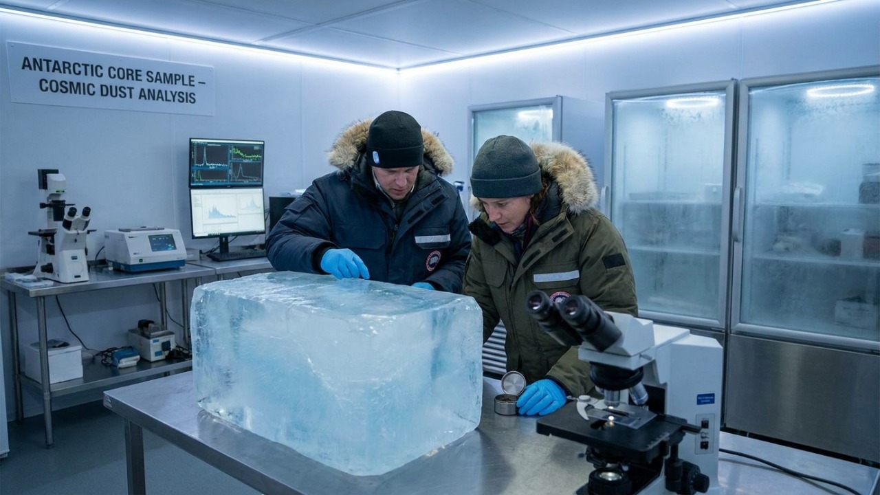 O gelo da Antártica revela evidências de uma antiga jornada cósmica através de supernovas.