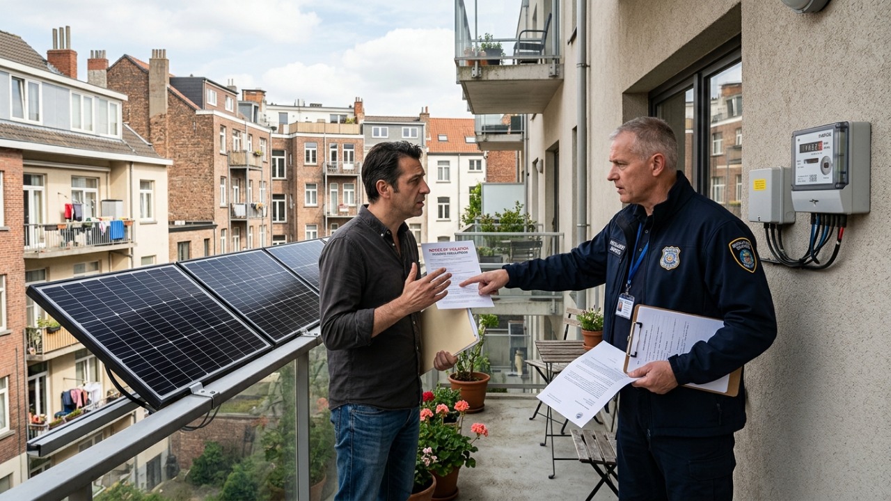 Uma decisão judicial na Polônia determinou a remoção de painéis solares instalados na sacada de um apartamento.
