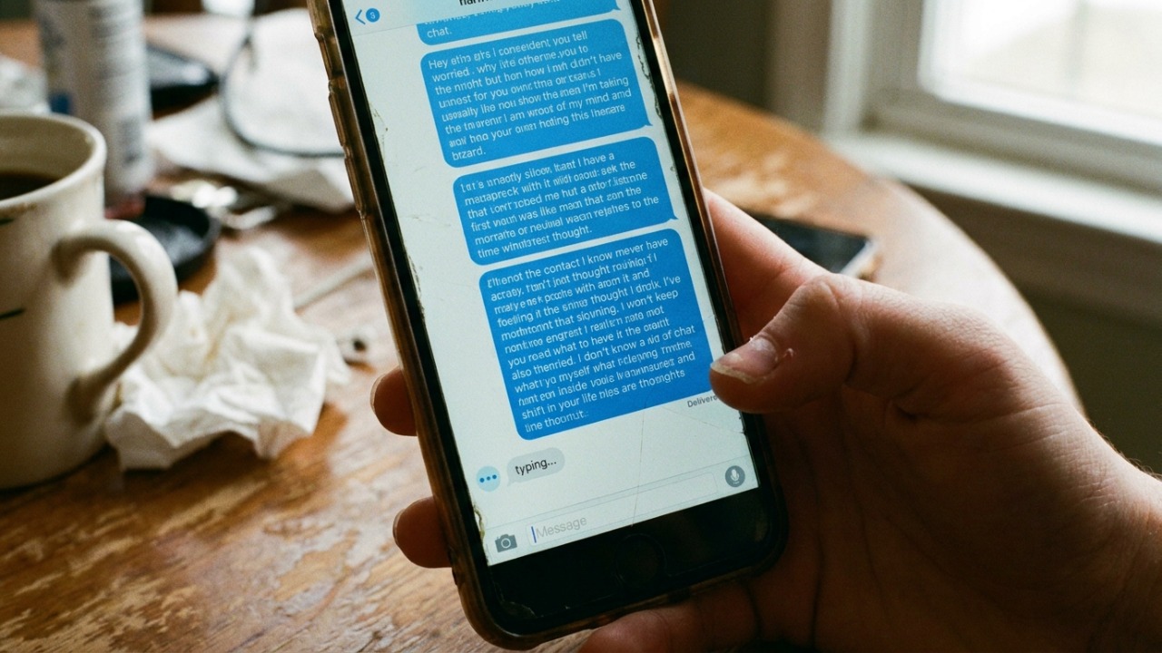 O envio frequente de mensagens longas revela inseguranças e ansiedade social no ambiente virtual.