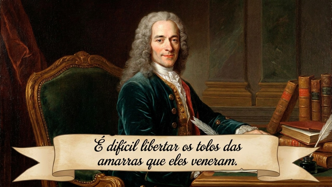 A libertação intelectual é um desafio contra as próprias crenças limitantes.