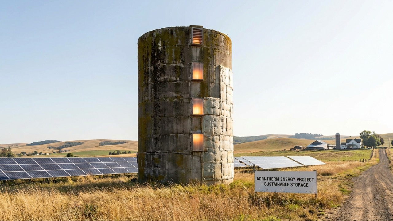 O projeto experimental reutiliza estruturas agrícolas abandonadas para otimizar o uso da eletricidade renovável na região.