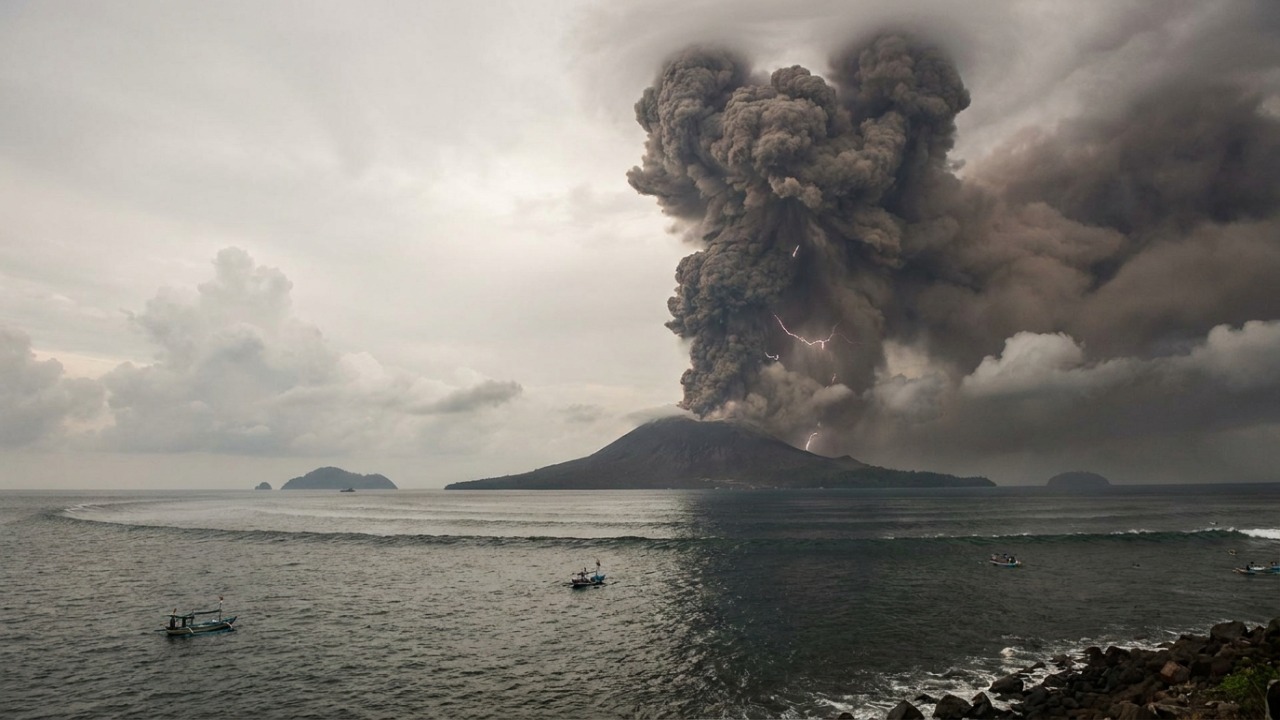 Embora o som tenha atingido níveis teóricos extremos, os impactos mais devastadores foram os tsunamis e as mudanças climáticas globais resultantes.