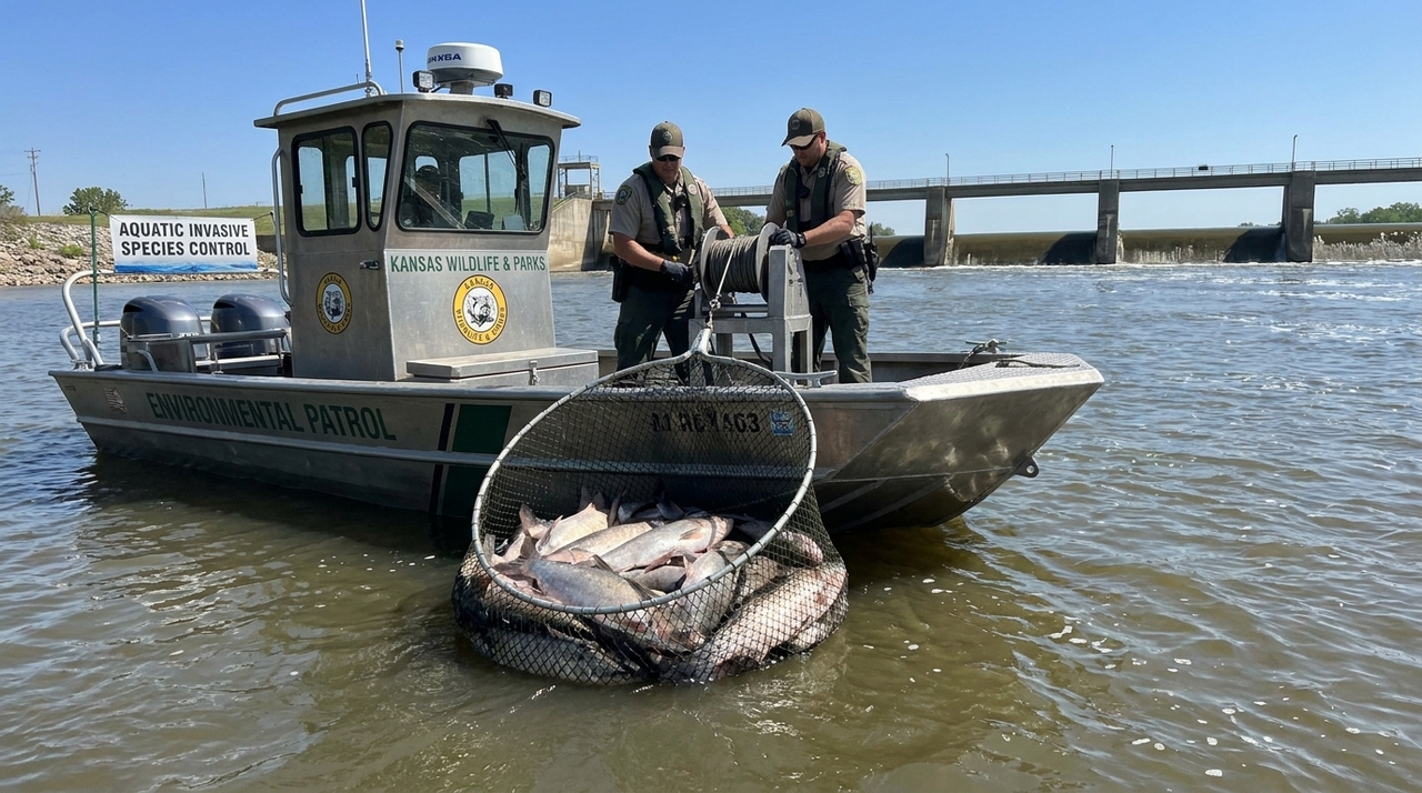 Os biólogos locais capturaram uma quantidade impressionante de peixes exóticos desde o início dos trabalhos organizados há quatro anos.