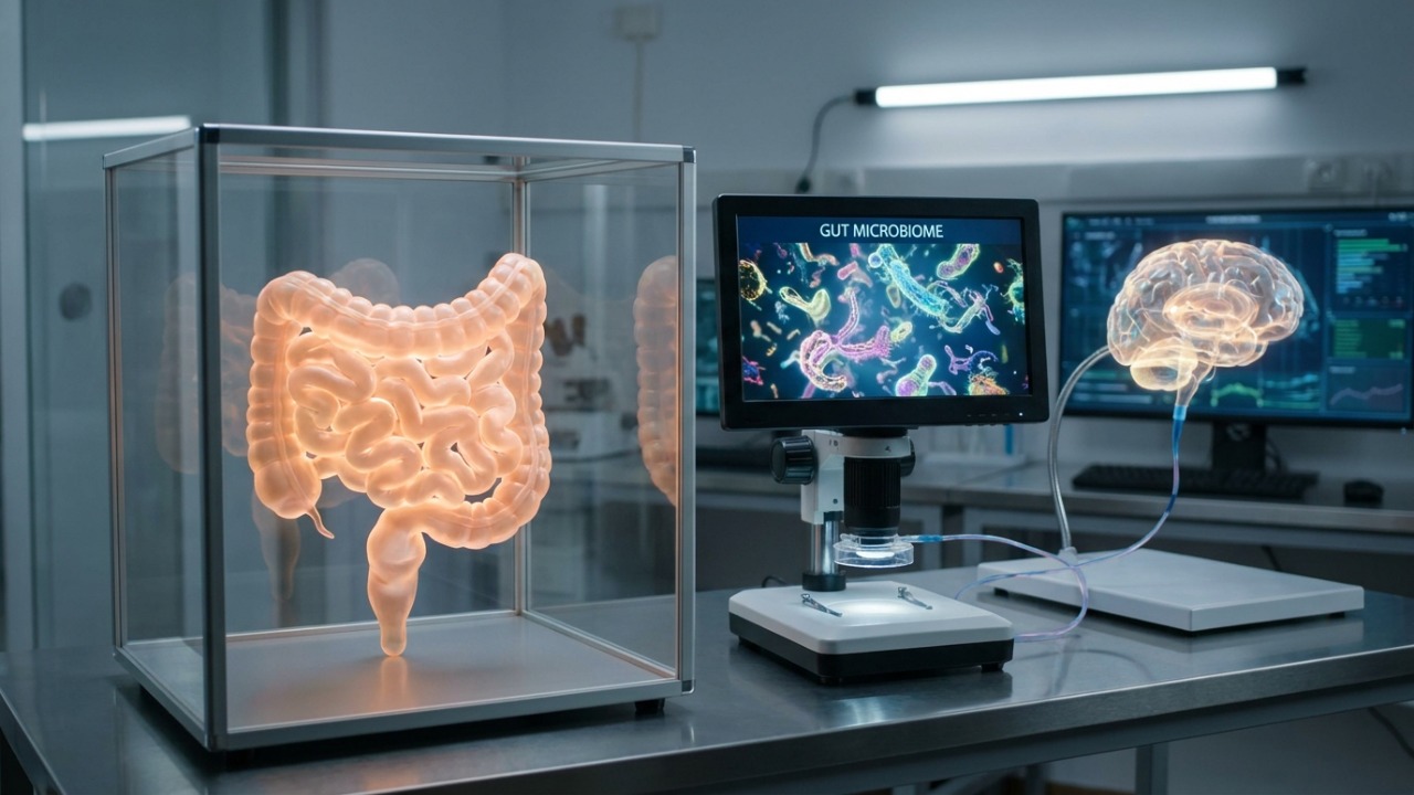 O microbioma humano desempenha um papel vital na regulação do metabolismo e da saúde mental.