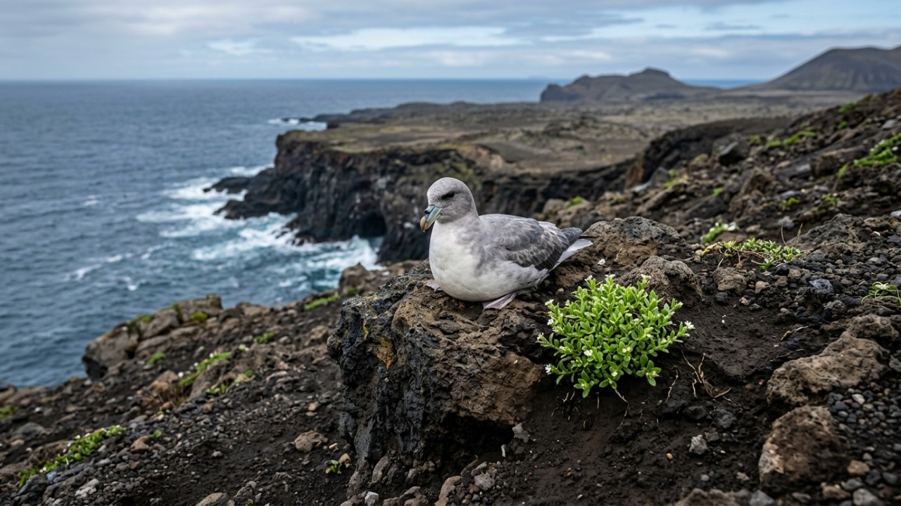 O monitoramento de Surtsey revela o papel crucial das aves migratórias na dispersão de sementes e nutrientes, transformando rocha vulcânica árida em um ecossistema autossustentável ao longo das décadas.