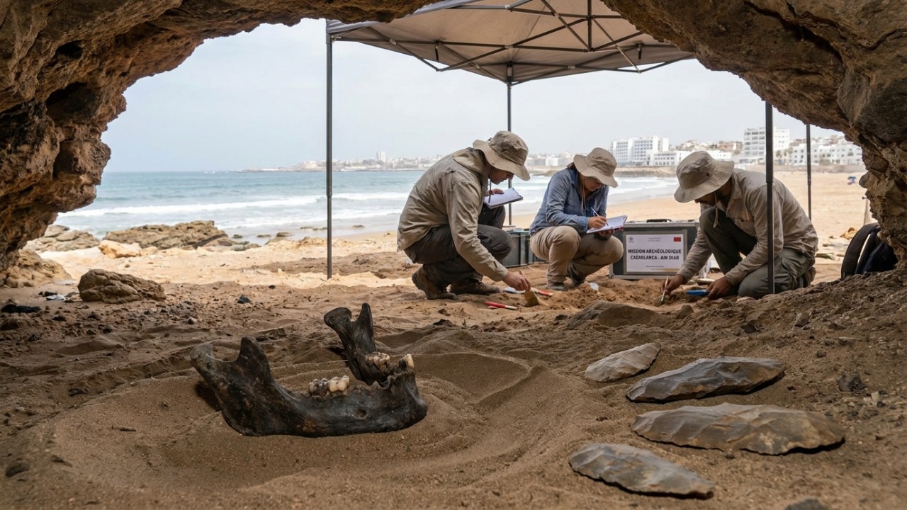 Descoberta arqueológica em Casablanca preenche lacuna histórica na linhagem dos nossos ancestrais.
