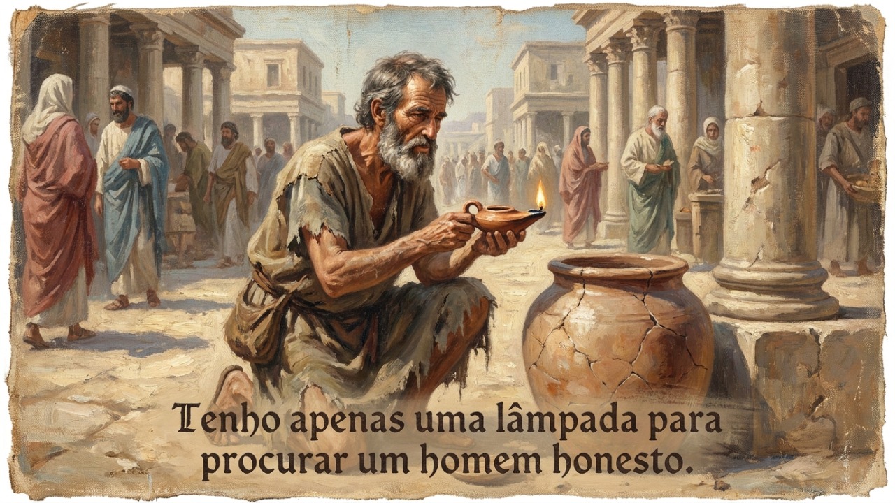O legado de Diógenes de Sínope ensina a manter a integridade profissional diante das dinâmicas competitivas e falsas aparências do trabalho moderno.