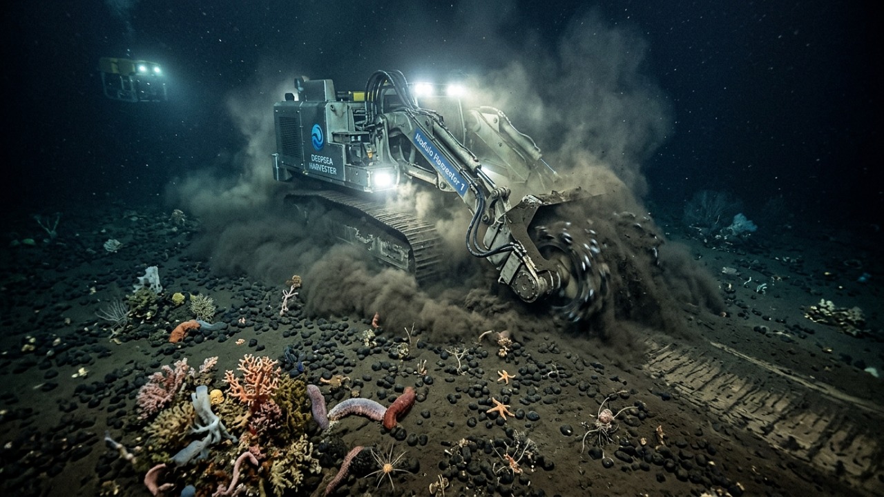 A exploração industrial do leito oceânico ameaça espécies marinhas ainda pouco conhecidas.