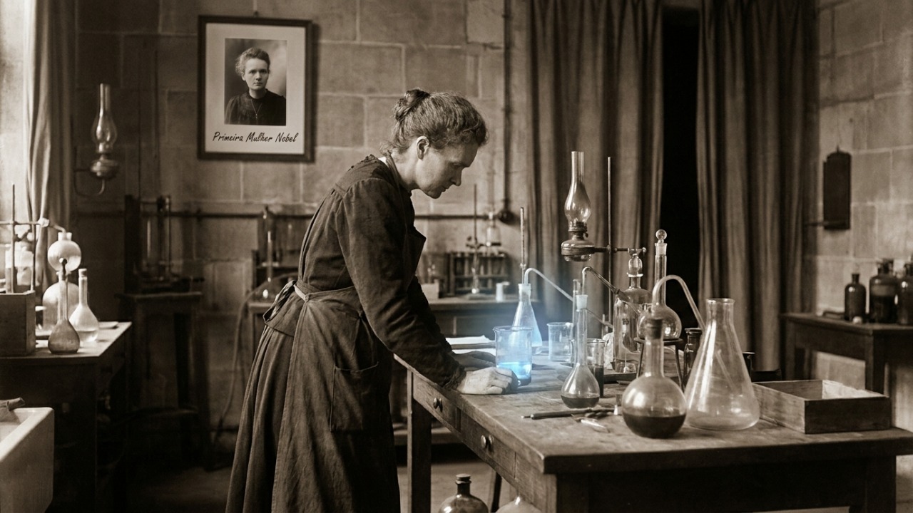 A trajetória da pesquisadora em Paris a levou a se tornar a primeira mulher a conquistar o Prêmio Nobel na história.