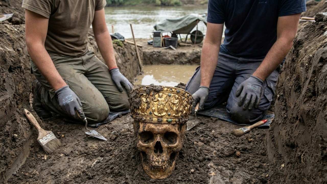 Descoberta de diadema de ouro e dentes antigos na Sérvia redefine a cronologia da Idade do Bronze europeia.