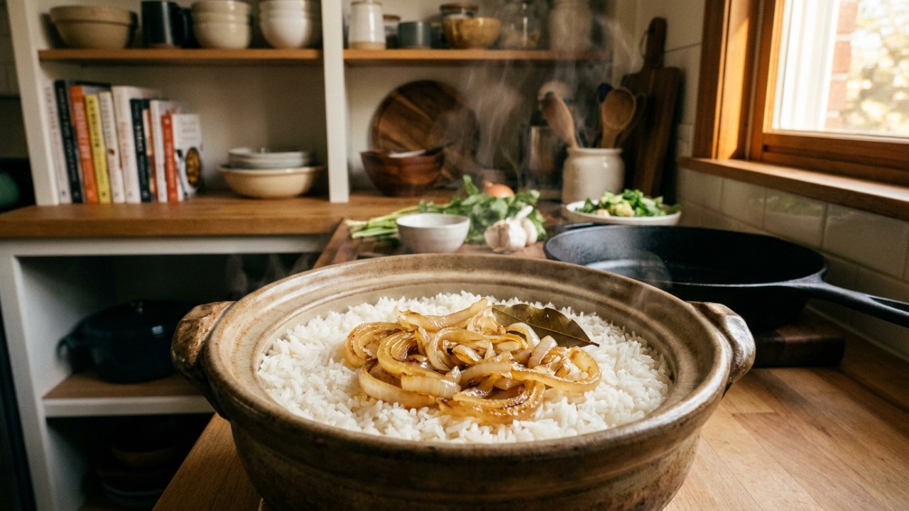 Aprenda a técnica correta de cozimento para transformar o preparo básico do arroz em um acompanhamento perfeito.