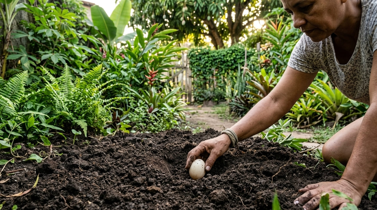 Para que serve enterrar um ovo cru no quintal de casa? Qual o significado?