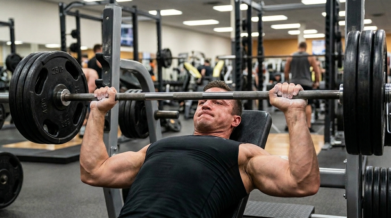 Especialistas em treinamento de força costumam recomendar ritmo controlado, principalmente para quem busca hipertrofia muscular.