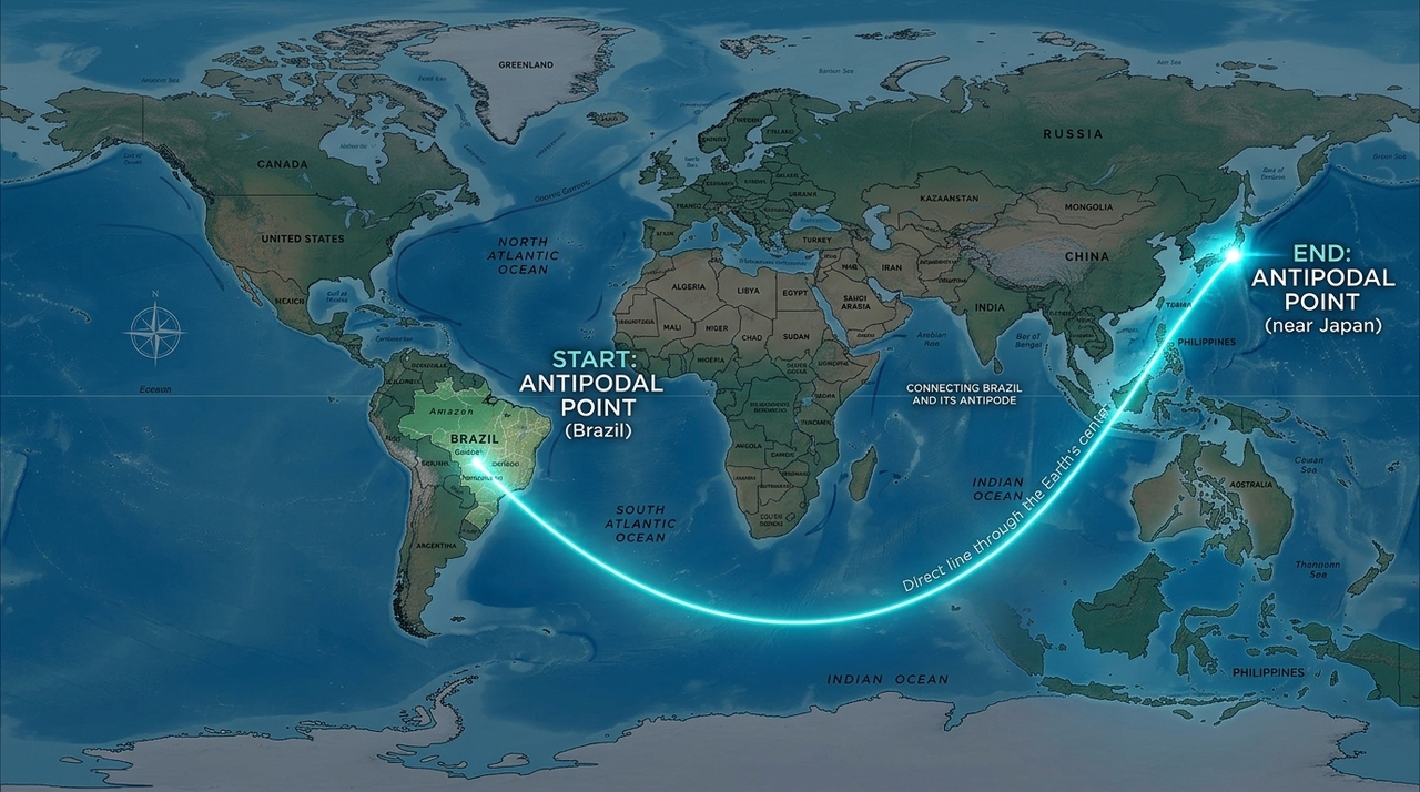 O cálculo é simples quando se conhece latitude e longitude.