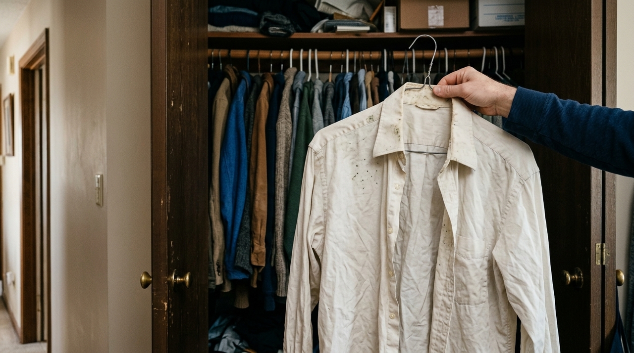 O mofo é formado por fungos que se alimentam de restinhos de sujeira na roupa: suor, células de pele, resíduos de desodorante, creme, perfume ou sabão mal enxaguado.