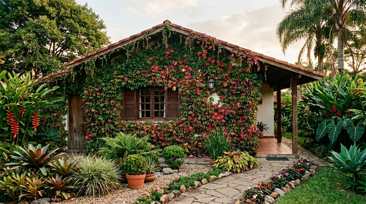 Nos primeiros meses, a planta pode precisar de ajuda para seguir o caminho desejado.