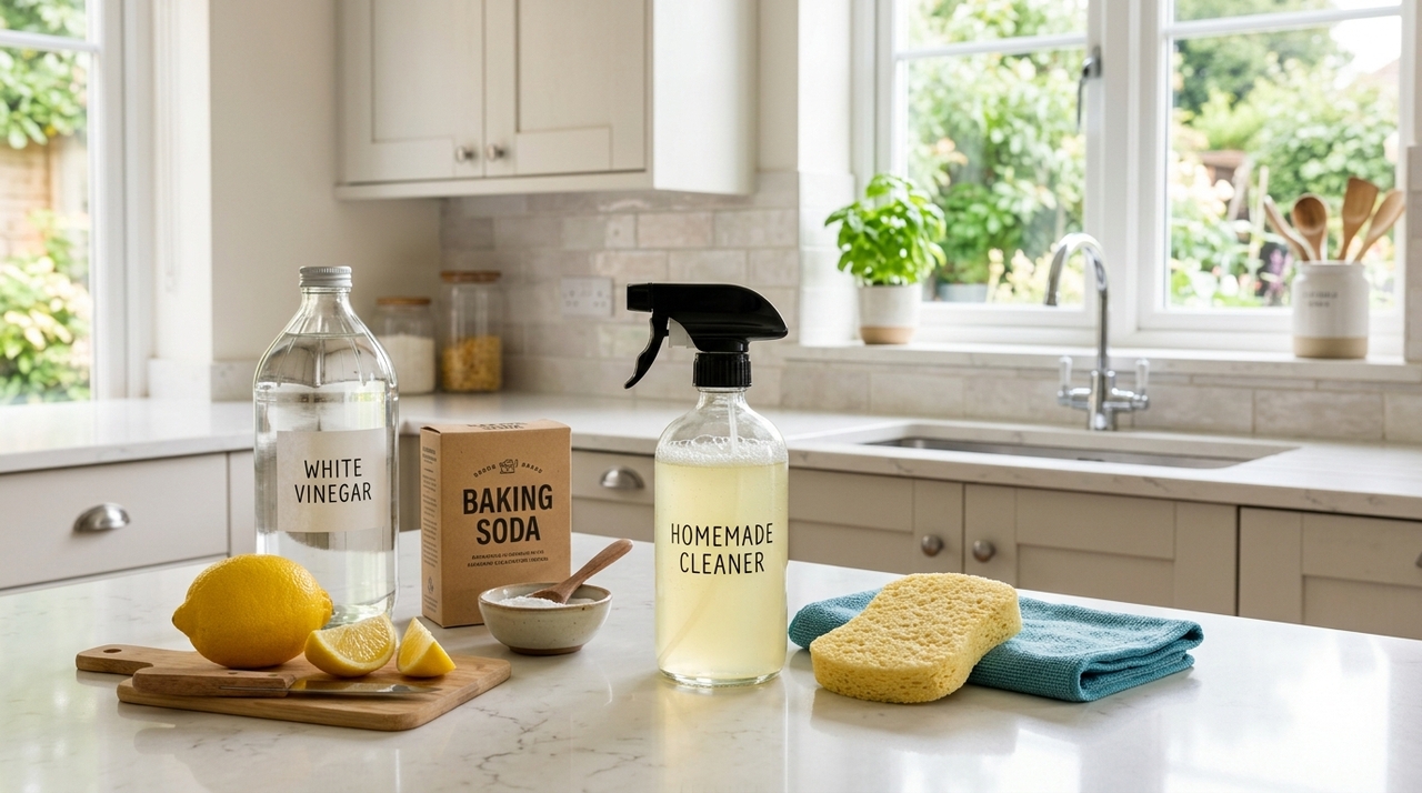 Esses produtos de uso comum têm propriedades diferentes que, quando usados em conjunto, potencializam o efeito de limpeza.