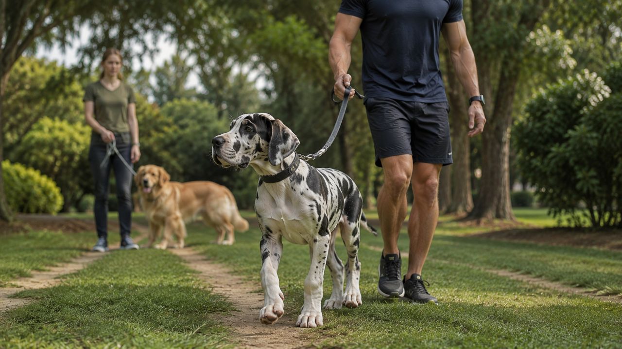 Cães gigantes exigem cuidados com articulações, espaço, exercícios moderados e socialização precoce.