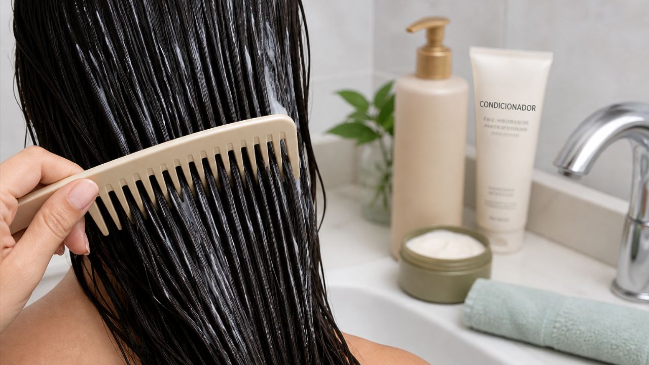 Cuidados suaves, hidratação e finalização correta garantem cabelos mais alinhados, brilhantes e sem frizz.