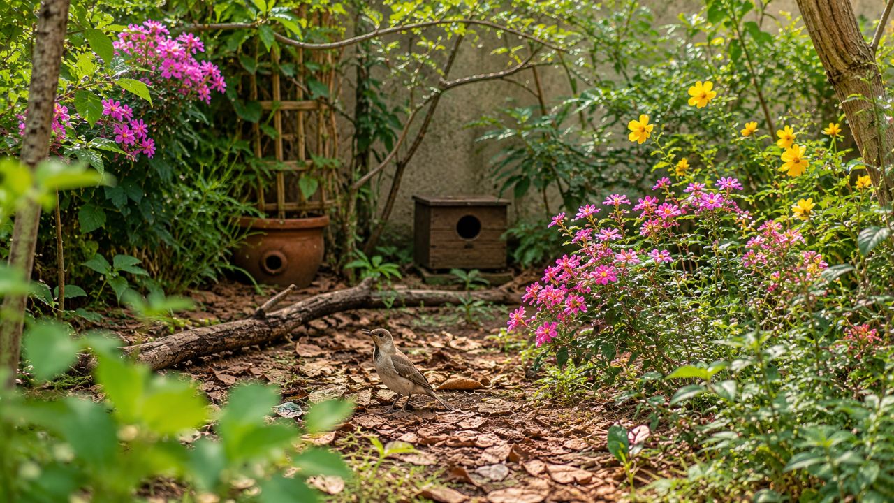 Preservar o ambiente natural no jardim atrai e protege o tico-tico e outras aves silvestres.