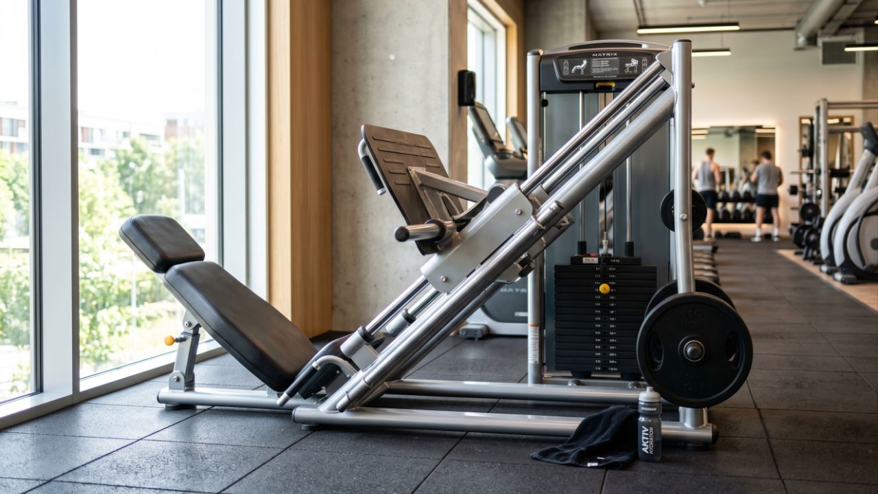 O treino de pernas equilibra exercícios globais e isolados para garantir um fortalecimento completo.