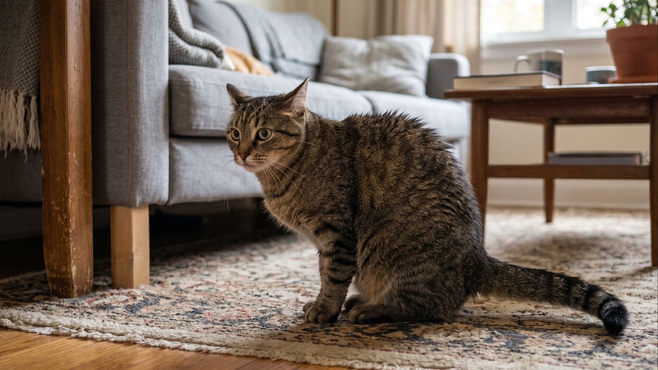 Observar a postura e os movimentos do rabo do gato ajuda a identificar sua irritação e evitar arranhões ou mordidas.
