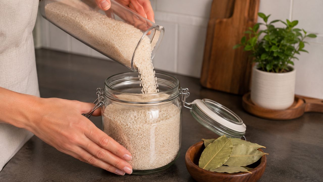 Cultive a abundância e a gratidão através da organização intencional e da renovação constante do seu recipiente de arroz.