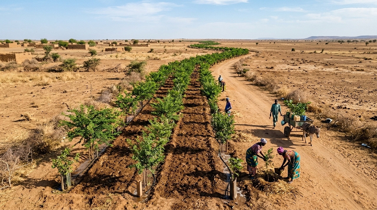 O avanço da degradação no Sahel não acontece por um único motivo.