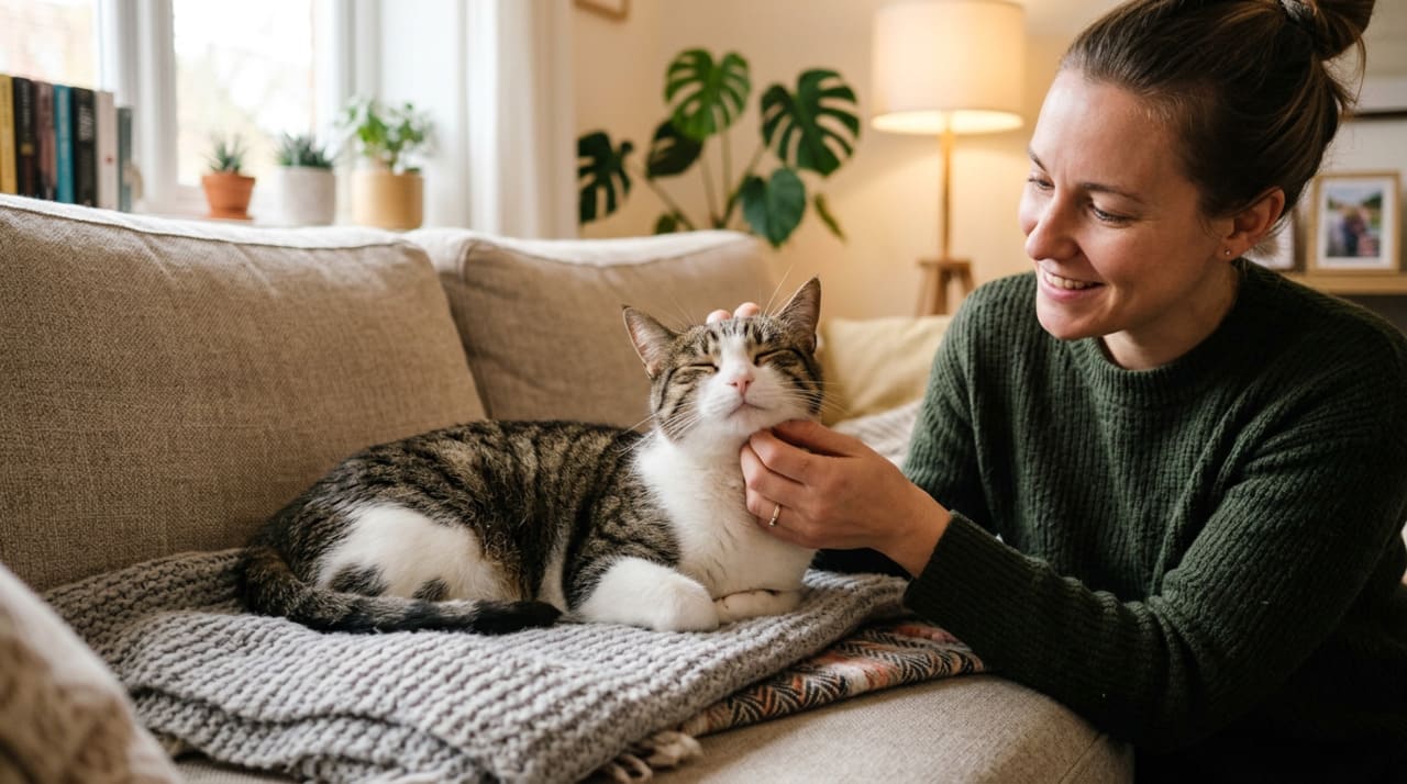 Os gatos costumam preferir áreas onde possuem glândulas que ajudam na marcação de território