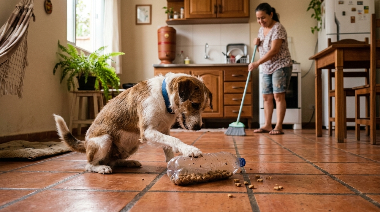 O segredo para acalmar um animal hiperativo reside na capacidade de estimular sua mente enquanto satisfaz seus instintos de busca