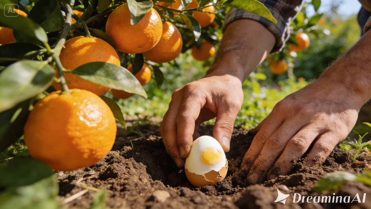 Laranjeira mais saudável com ovo cozido na terra pode ser possível, mas exige atenção. Veja como usar sem cheiro forte e com bons resultados.