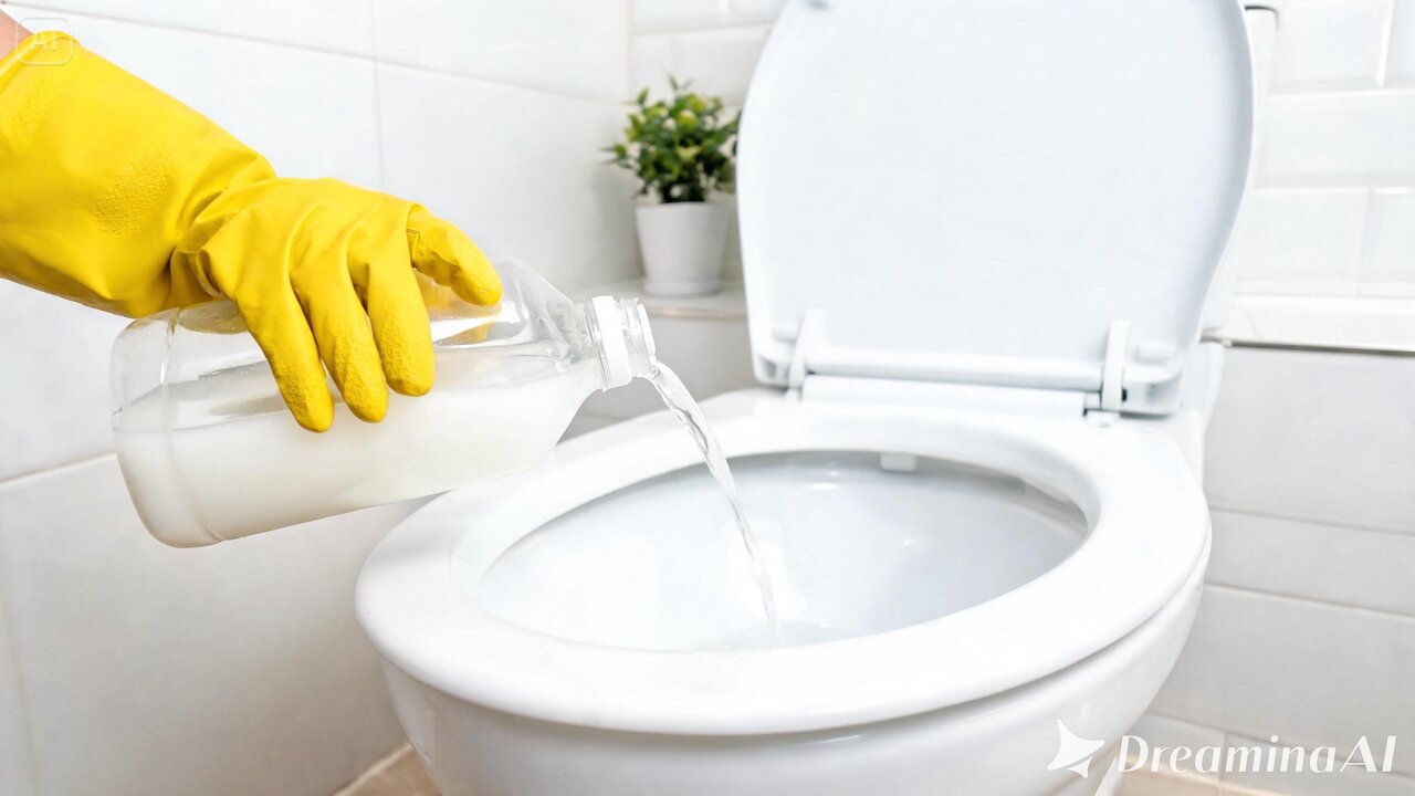 O vinagre branco virou aliado de quem quer acabar com o sarro do vaso sanitário sem gastar muito e sem produtos agressivos.