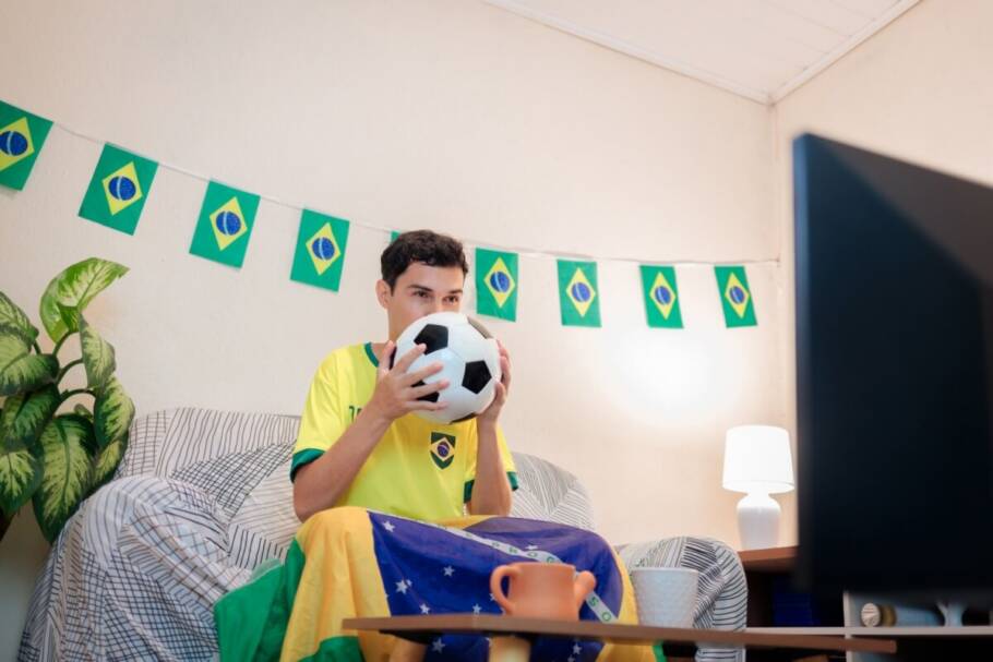 Momentos de tensão durante os jogos podem aumentar a ansiedade e desencadear sintomas físicos (Imagem: Marciobnws | Shutterstock)