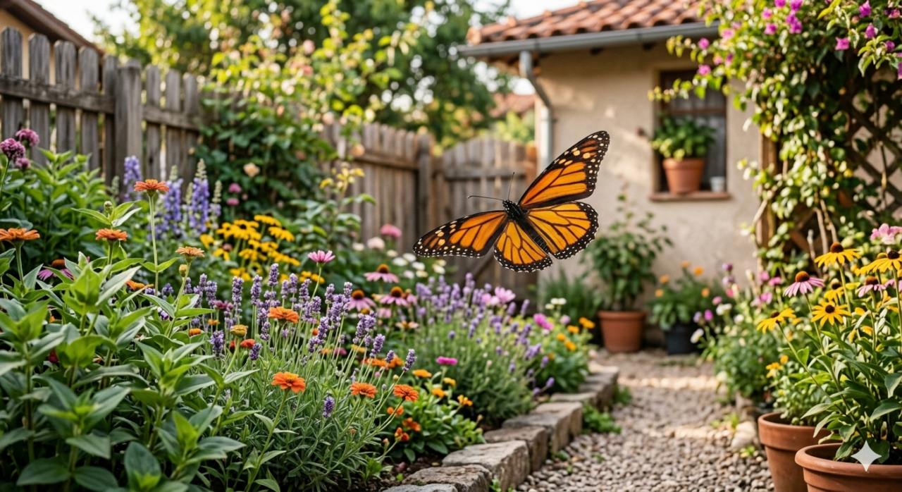 Mais do que um belo espetáculo visual, a presença de borboletas é um certificado natural de que o seu jardim possui ar limpo e grande riqueza botânica.