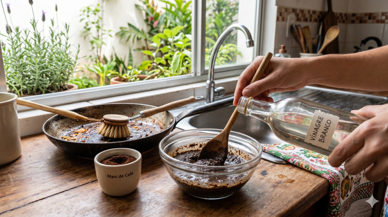 Vinagre na borra de café: essa dica de limpeza pouco conhecida é uma das mais eficazes