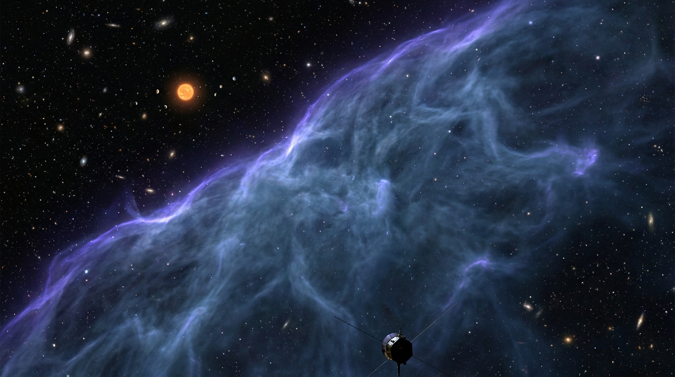 Mapeada através de fluorescência ultravioleta, a estrutura gigante abrange o equivalente a quarenta luas cheias no céu noturno.