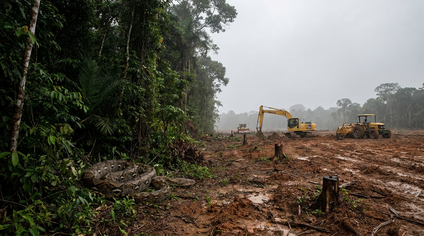 A medição recorde de uma fêmea de píton na Indonésia ressalta a importância da conservação de predadores gigantes em seu habitat natural.