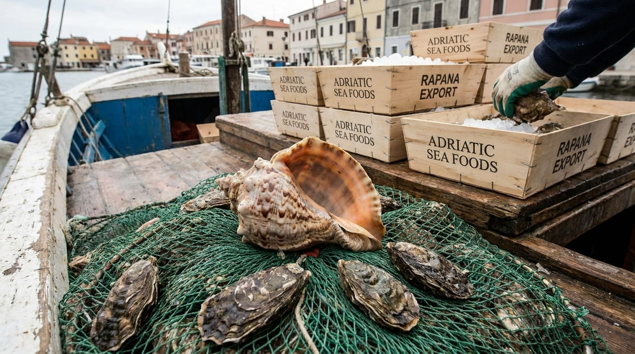 A comercialização da Rapana venosa permite transformar um prejuízo ambiental em um produto valioso para a alta gastronomia.
