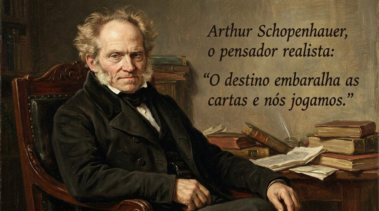 O pensamento de Schopenhauer nos recorda que o destino fornece as cartas mas a condução do jogo cabe ao indivíduo.