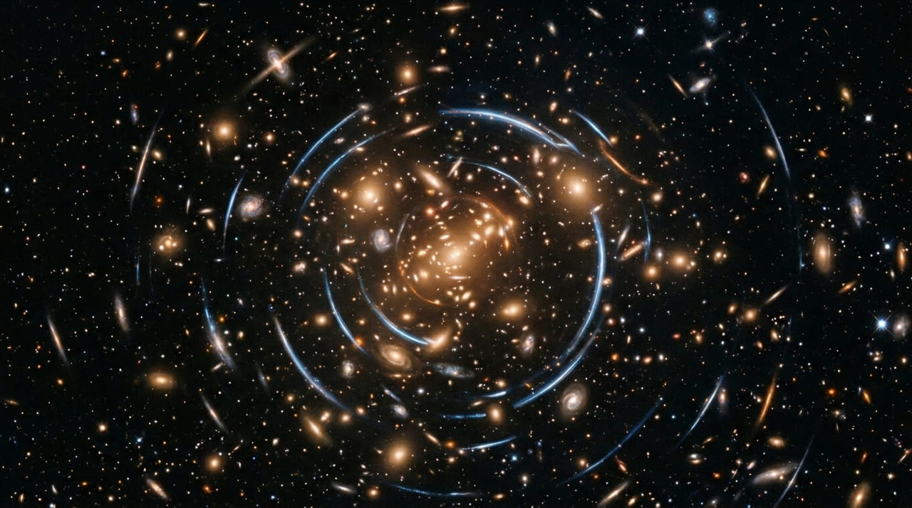 A análise de distorções na luz primordial reforça o papel da matéria escura na manutenção da estrutura do universo profundo.