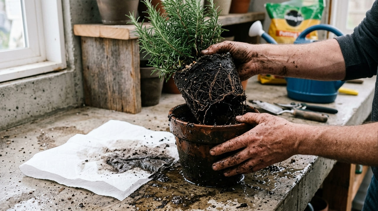 O cultivo de alecrim exige solo bem drenado e vizinhos que apreciam a terra seca para evitar o apodrecimento das raízes.