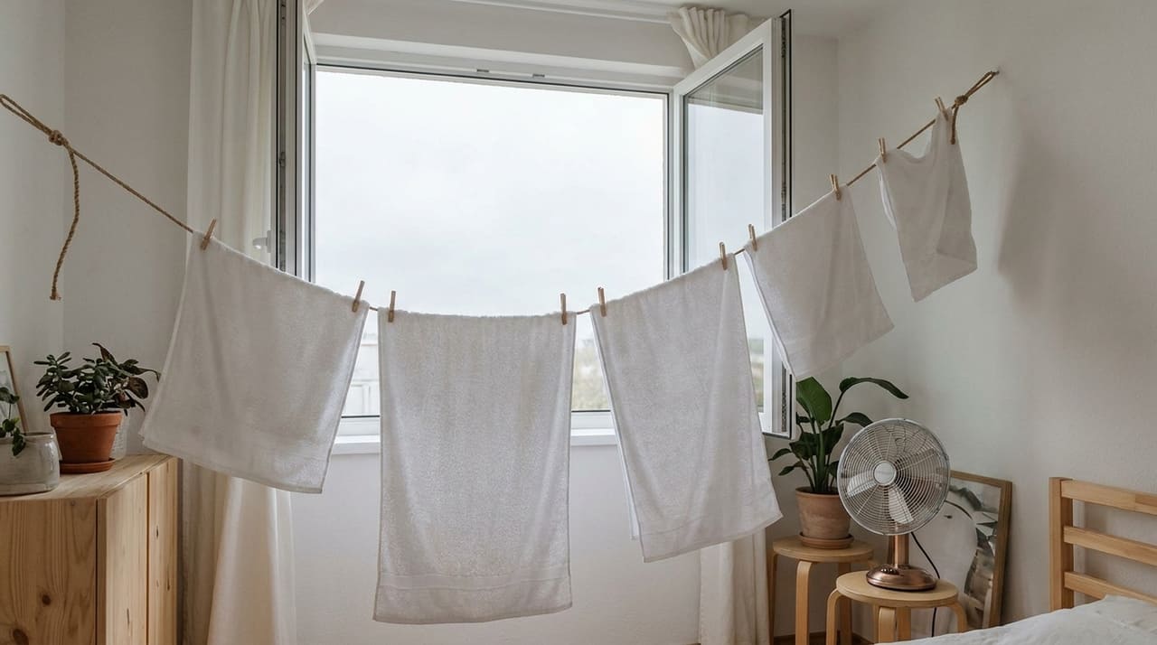 Como evitar o mal cheiros de roupas: Mesmo quando seca dentro de casa, sem luz solar, o tecido é perfumado