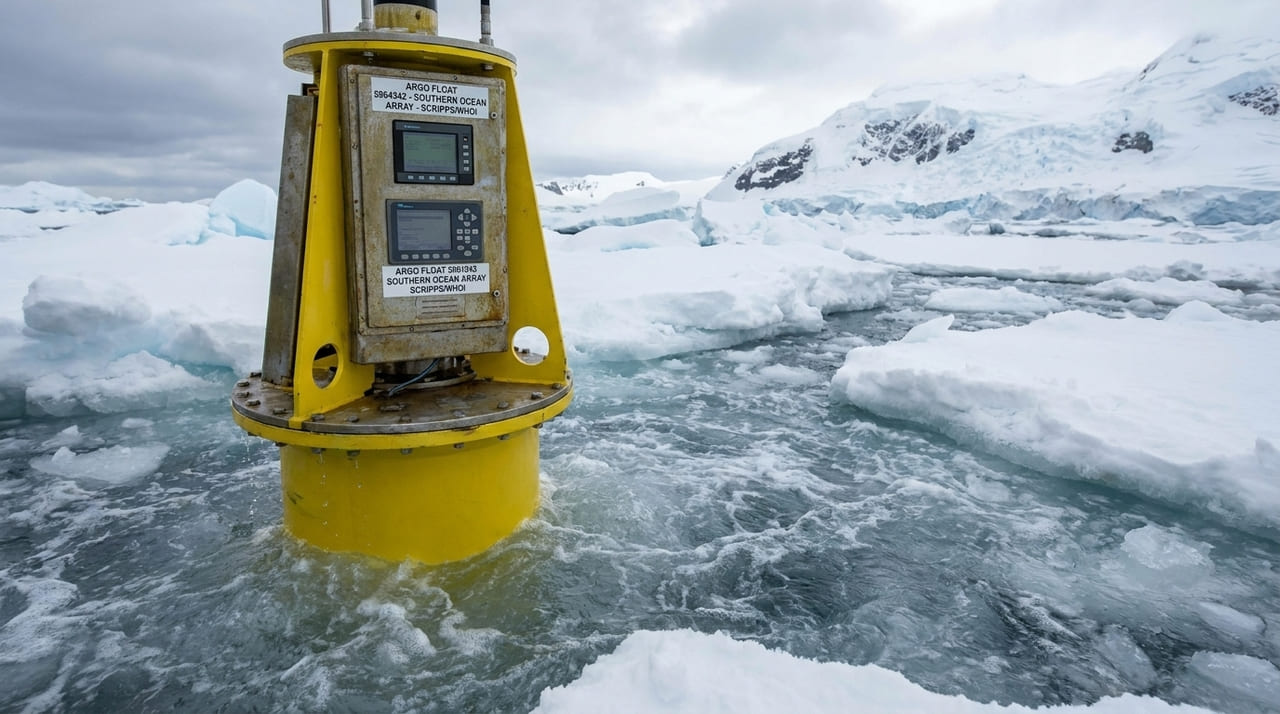 Ventos intensos rompem a camada de água doce e aceleram o derretimento do gelo antártico.