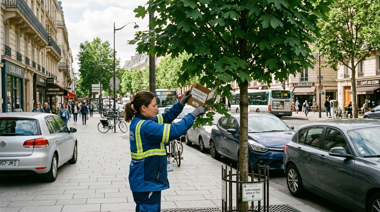 O controle biológico urbano utiliza joaninhas e outros insetos para restaurar o equilíbrio ecológico das cidades.