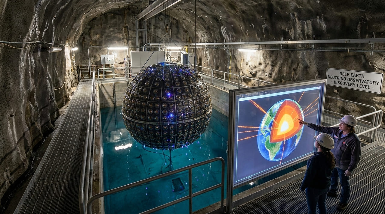 A manipulação do isótopo rubídio 83 possibilita a emissão de neutrinos em escala laboratorial para exploração do calor interno terrestre.