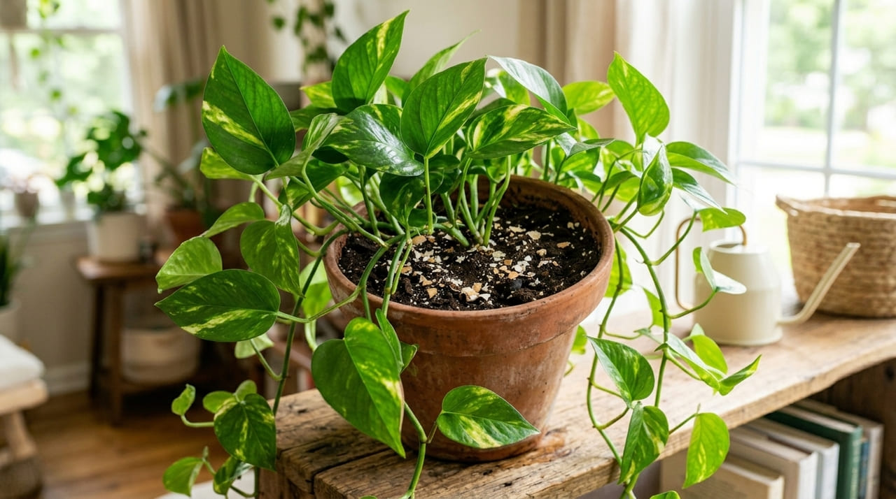 O uso de adubo caseiro rico em cálcio fortalece as raízes e previne o amarelamento das folhas de forma natural.