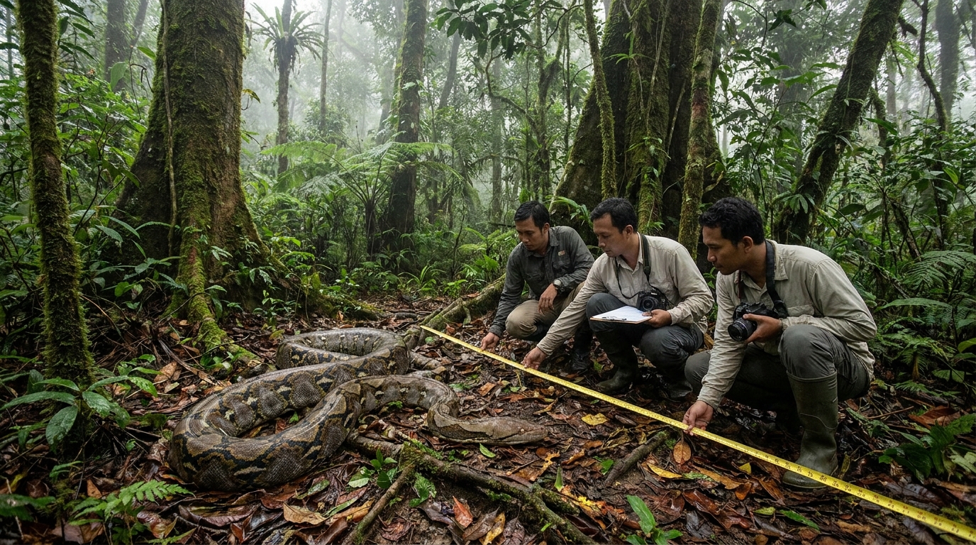 O resgate de serpentes de grandes proporções em áreas habitadas evidencia o impacto direto da perda de florestas tropicais na Ásia.