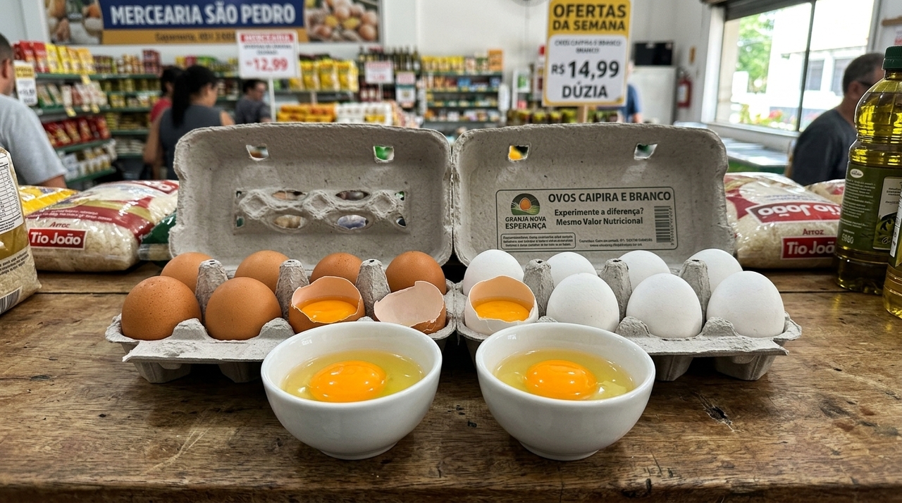 O processo de pigmentação ocorre apenas na fase final de formação da casca sem alterar a composição interna de proteínas e vitaminas.